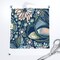 Retro Bold Floral Maximalist Botanical Blue Green Flowers Nature Garden Blossom Modern Custom Printed Fabric by Spoonflower Various Fabrics by the Yard or Fat Quarter